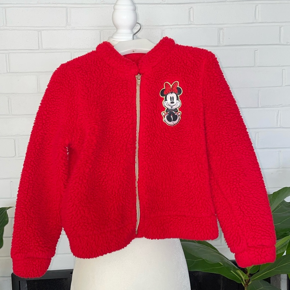Minnie fleece zip up